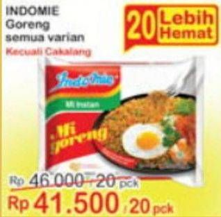 Promo Harga Indomie Mi Goreng Kecuali Cakalang 82 gr - Indomaret