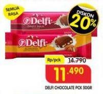 Promo Harga Delfi Chocolate All Variants 50 gr - Superindo