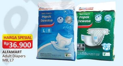 Promo Harga Alfamart Adult Diapers M8, L7  - Alfamart