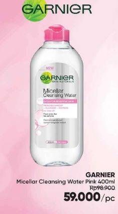 Promo Harga GARNIER Micellar Water Pink 400 ml - Guardian