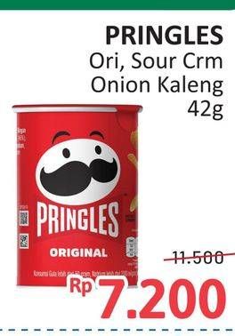 Promo Harga Pringles Potato Crisps Original, Sour Cream Onion 42 gr - Alfamidi