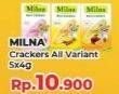 Promo Harga MILNA Rice Crackers All Variants 20 gr - Yogya