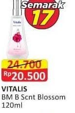 Promo Harga Vitalis Body Scent Blossom 120 ml - Alfamart