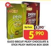Promo Harga GLICO PEJOY Stick Chocolate, Matcha 32 gr - Superindo