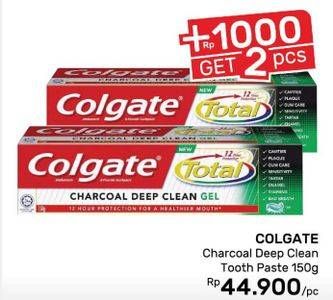 Promo Harga COLGATE Toothpaste Charcoal Deep Clean Gel 150 gr - Guardian