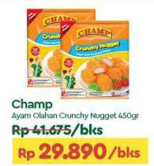 Promo Harga Champ Nugget Chicken Nugget 500 gr - TIP TOP