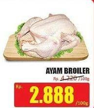 Promo Harga Ayam Broiler per 100 gr - Hari Hari