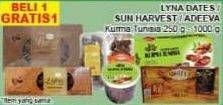 Promo Harga LYNA/ SUN HARVEST/ Adeeva Kurma 250-1000gr  - Giant