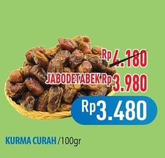 Promo Harga Kurma Curah per 100 gr - Hypermart