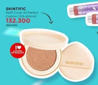 Skintific Cover All Perfect Cushion SPF35 Pa++++ 11 gr Diskon 30%, Harga Promo Rp132.300, Harga Normal Rp189.000, Reffil