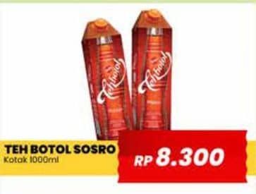 Promo Harga Sosro Teh Botol 1000 ml - Yogya