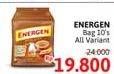 Promo Harga Energen Cereal Instant All Variants per 10 sachet 20 gr - Alfamidi