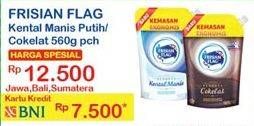 Promo Harga FRISIAN FLAG Susu Kental Manis Cokelat, Putih 560 gr - Indomaret