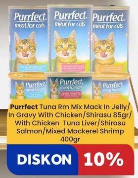 Promo Harga Purrfect Cat Food   - Carrefour