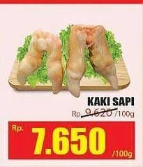 Promo Harga Kaki Sapi per 100 gr - Hari Hari