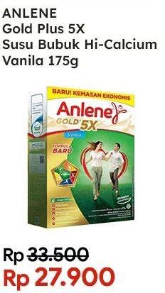 Promo Harga ANLENE Gold Plus 5x Hi-Calcium Vanila 175 gr - Indomaret