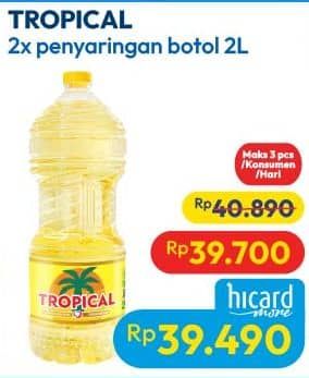 Promo Harga Tropical Minyak Goreng 2000 ml - Hypermart