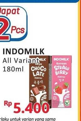 Promo Harga Indomilk Korean Series All Variants 180 ml - Alfamidi