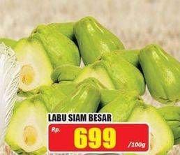 Promo Harga Labu Siam Besar per 100 gr - Hari Hari