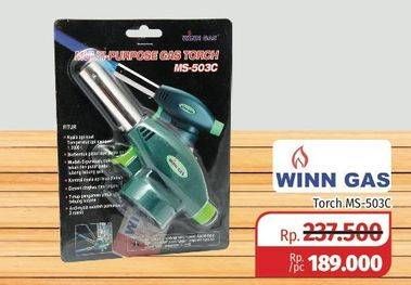 Promo Harga WINN GAS Torch MS-502C 1 pcs - Lotte Grosir