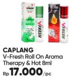 Promo Harga Cap Lang VFresh Aromatherapy Hot, Original 8 ml - Guardian