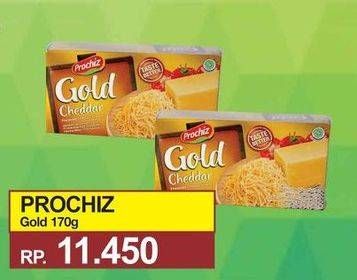 Promo Harga PROCHIZ Gold Cheddar 170 gr - Yogya