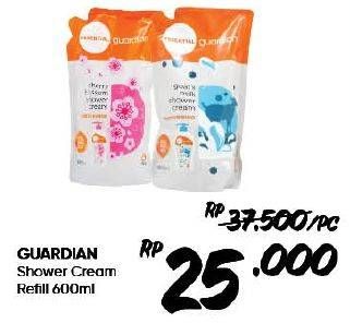 Promo Harga Guardian Essential Softening Shower Cream 600 ml - Guardian