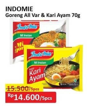 Harga Indomie Mi Instant