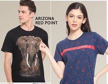 Promo Harga ARIZONA / RED POINT T-Shirt  - Carrefour