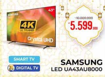 Promo Harga SAMSUNG UA43AU8000K UHD 4K TV  - Yogya