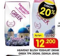 Promo Harga HEAVENLY BLUSH Yoghurt Drink All Variants 200 ml - Superindo