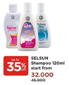 Promo Harga SELSUN Shampoo 120 ml - Watsons