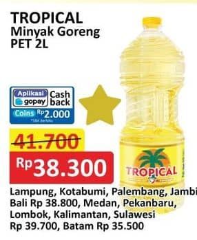 Promo Harga Tropical Minyak Goreng 2000 ml - Alfamart