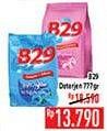 Promo Harga B29 Detergent + Softener Soft Blue, Soft Pink 777 gr - Hypermart