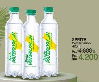 Promo Harga Sprite Waterlymon 425 ml - LotteMart