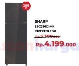 Sharp SJ-326XI-MK  Diskon 20%, Harga Promo Rp4.199.000, Harga Normal Rp5.300.000