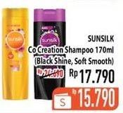 Promo Harga SUNSILK Shampoo Black Shine, Soft Smooth 170 ml - Hypermart