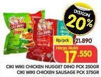 Promo Harga Ciki Wiki Chicken Nugget Dino/Sausage  - Superindo