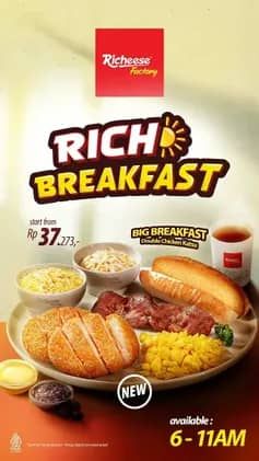 Promo Harga Rich Breakfast  - Richeese Factory