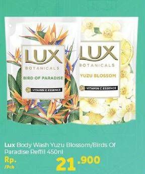 Promo Harga LUX Botanicals Body Wash Yuzu Blossom, Bird Of Paradise 450 ml - Carrefour