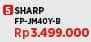 Sharp Air Purifier FP-JM40Y  Harga Promo Rp3.499.000, Colour : Black