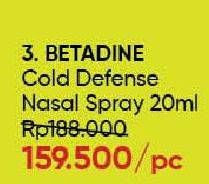 Promo Harga Betadine Cold Defence 20 ml - Guardian