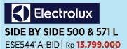 Promo Harga Electrolux ESE5441A-BID/BL Kulkas Side By Side UltimateTaste  - COURTS