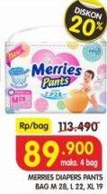 Promo Harga Merries Pants M28, L22, XL19  - Superindo