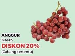 Promo Harga Anggur Merah per 100 gr - Yogya