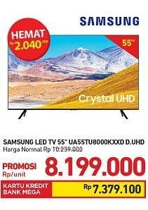 Promo Harga SAMSUNG UA55TU8000 | UHD 4K 55 Inch LED TV  - Carrefour