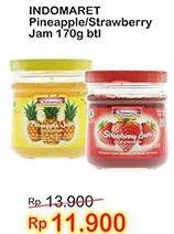 Promo Harga INDOMARET Jam Strawberry, Pineapple 170 gr - Indomaret