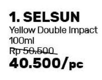 Promo Harga SELSUN Shampoo Yellow Double Impact 100 ml - Guardian