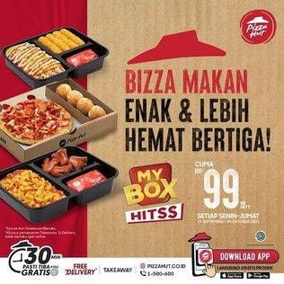 Promo Harga PIZZA HUT MyBox Nasi, Pasta, Pizza  - Pizza Hut
