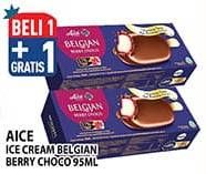 Promo Harga Aice Ice Cream Belgian Berry Choco 90 gr - Hypermart
